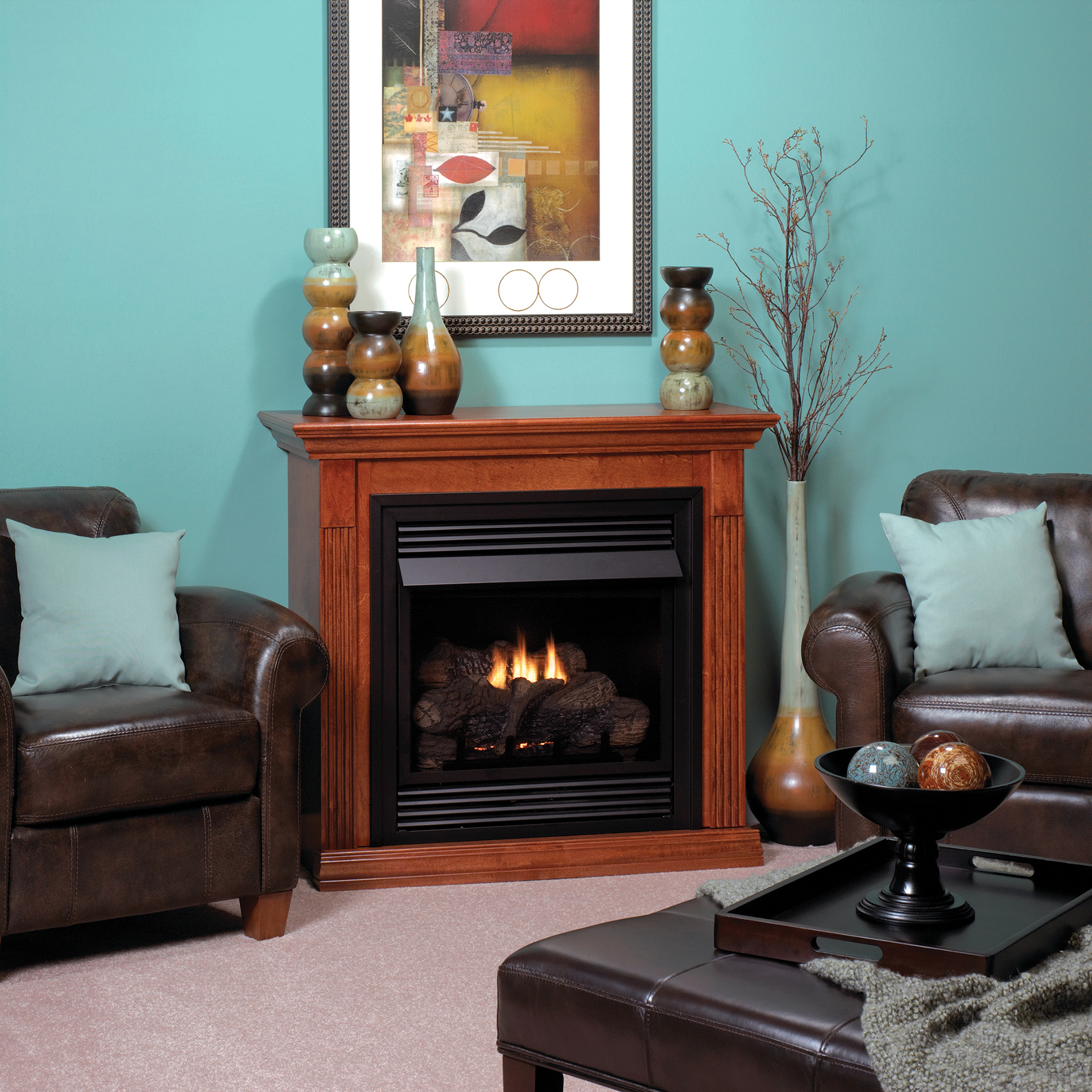 Empire Comfort Systems Ceramic Fiber Liner for Vail Fireplaces - Aged Brick