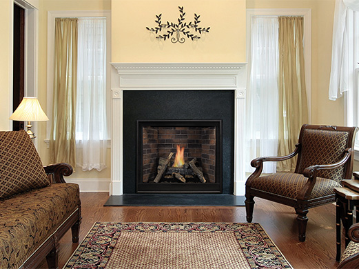 Empire Comfort Systems 36 Tahoe Clean-Face Direct-Vent Deluxe Fireplace - DVCD36FP70N Natural GAS